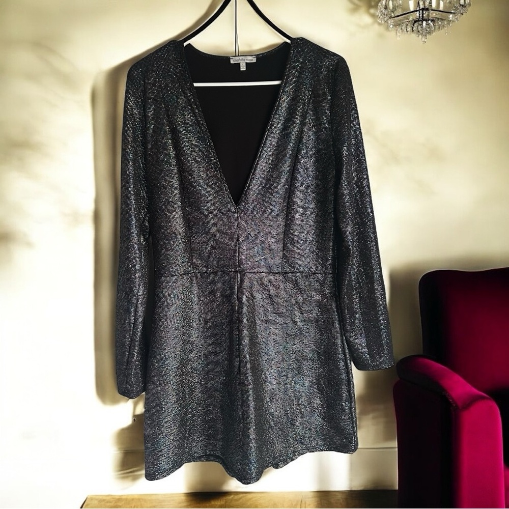 Charlotte Russe Plunge Neck Romper